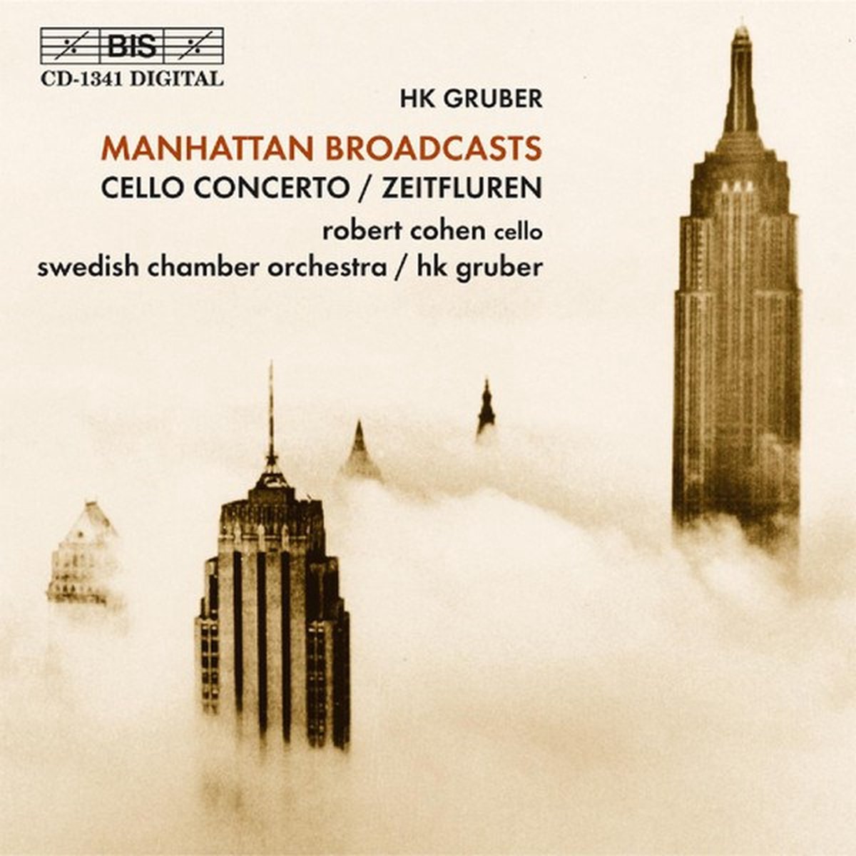Robert Cohen, Swedish Chamber Orchestra, HK Gruber - Manhattan Broadcasts (CD)