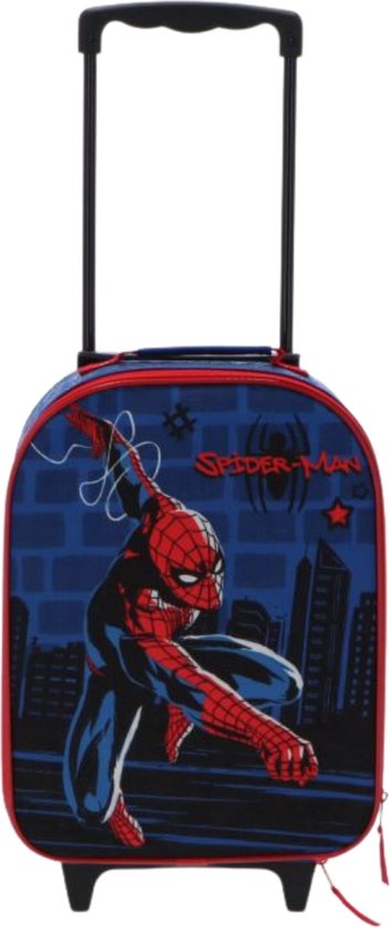 Undercover kindertrolley Spiderman - lichtgewicht kinder reiskoffer Marvel.