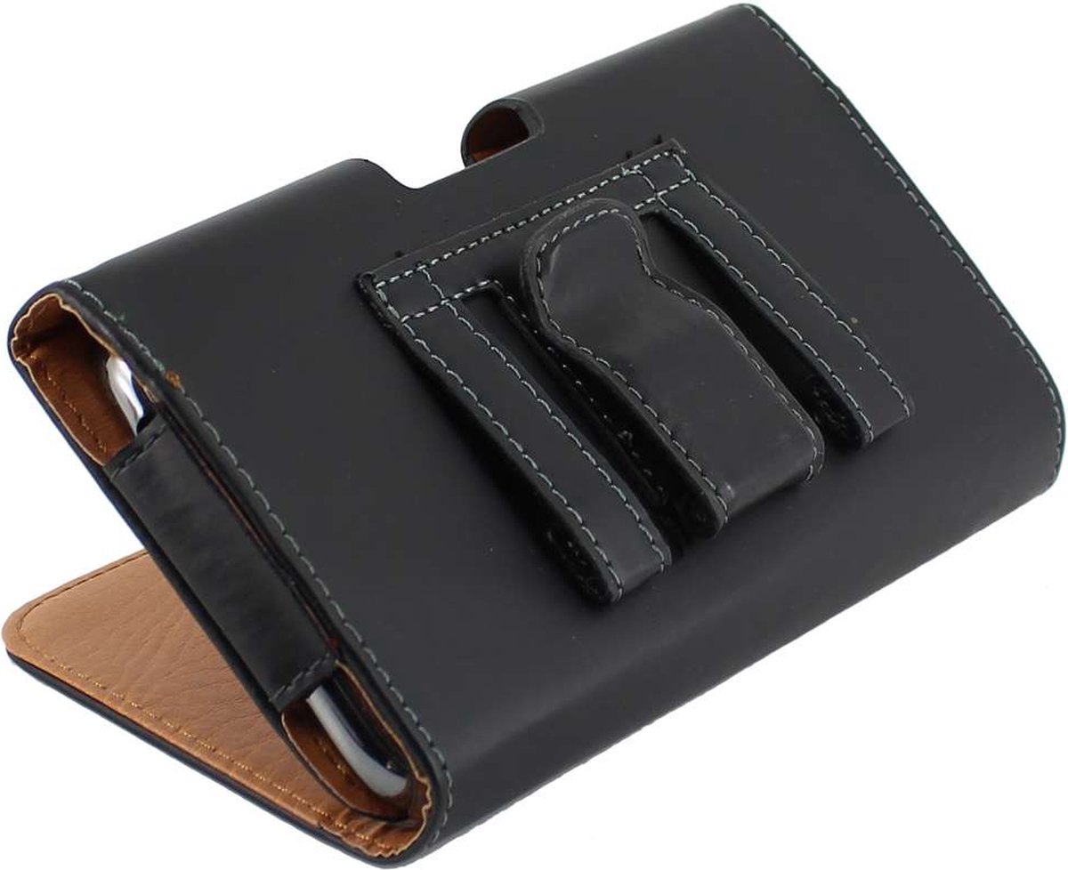 ebestStar - Riemclip Hoes geschikt voor Samsung Galaxy Note 3 GT-N9000, N9002, N9005, Belt Clip Case, Portemonnee Magnetische Flip Cover, Bescherming PU Leder Hoesje, Zwart