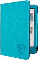 Luxe Hoesje - Sleepcover Geschikt voor Kobo Clara Colour - Book Case Hoes Cover - Turquoise