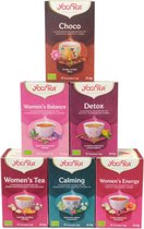 Yogi Tea - les 6 saveurs préférées des femmes - 6 packs de 17 sachets de thé