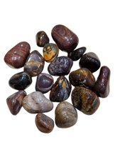 Jaspis bruin 500 gr. trommelstenen (mt3-4)