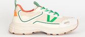 Sissy-Boy - Witte sneakers met groene details - 41