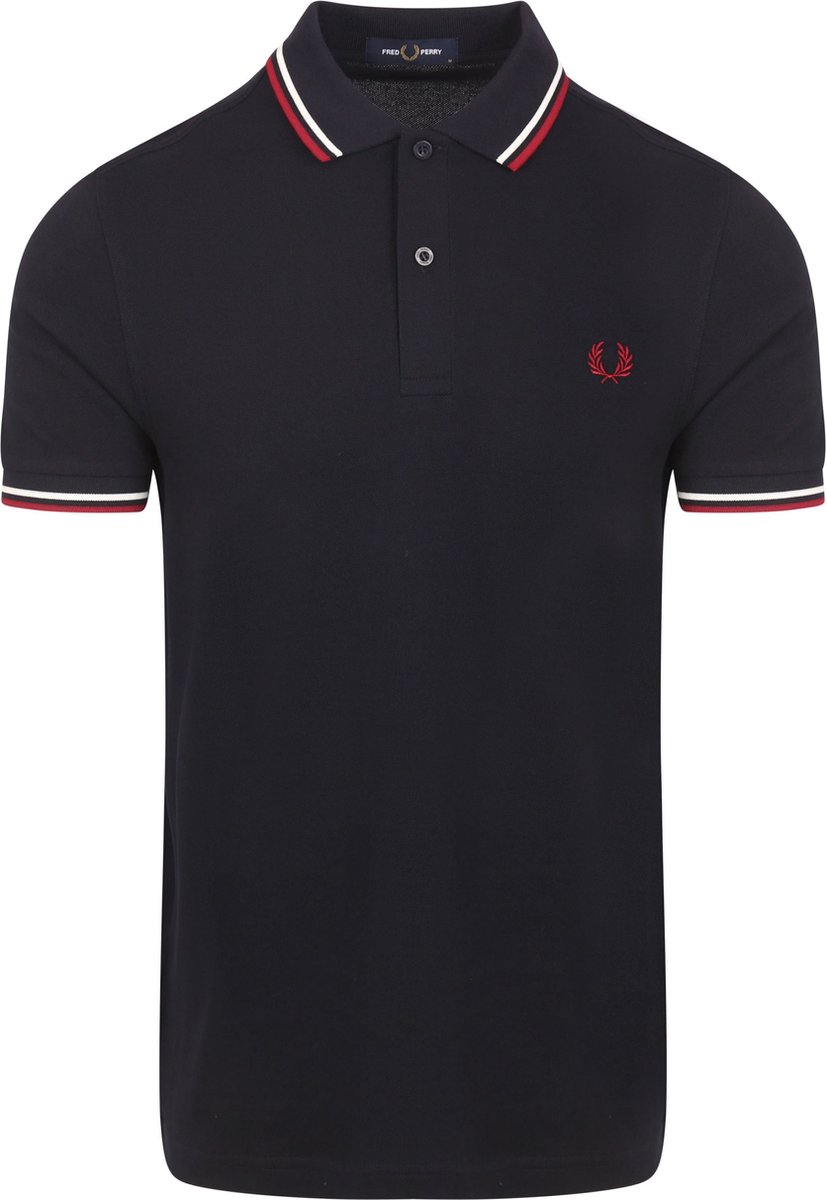 Fred Perry Polo M3600 T55 Slim-fit Heren Poloshirt 3XL Blauw