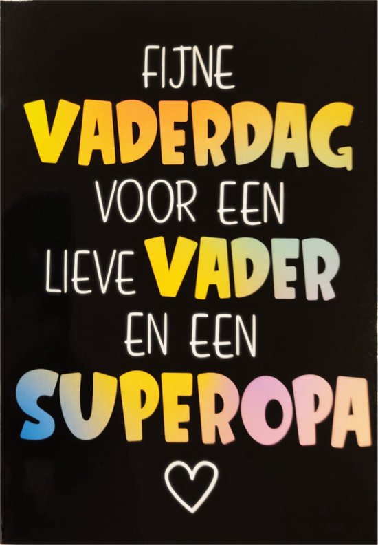 Kaart Vaderdag SVR03 Fijne Vaderdag Voor Een Lieve Vader En Een kaart-vaderdag-svr03-fijne-vaderdag-voor-een-lieve-vader-en-een