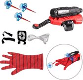 Web Shooter incl. Handschoen, 3 Spinnenweb Zuignapdarts - Gebaseerd op Spiderman - Launcher - Speelgoed voor Kinderen - Voor Buiten en Binnen