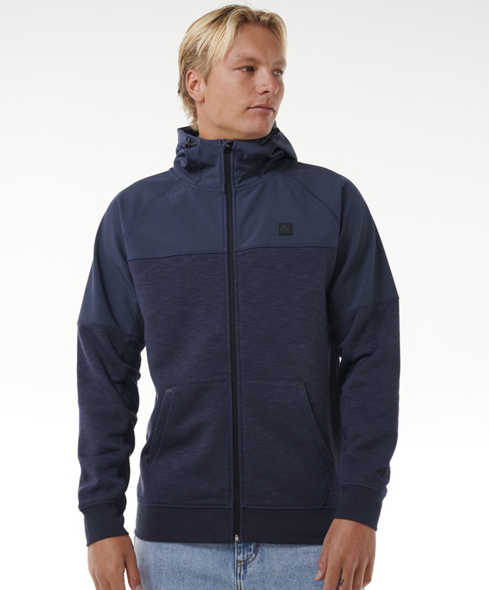 Anti Series Viral Zip Thru Night Blauw