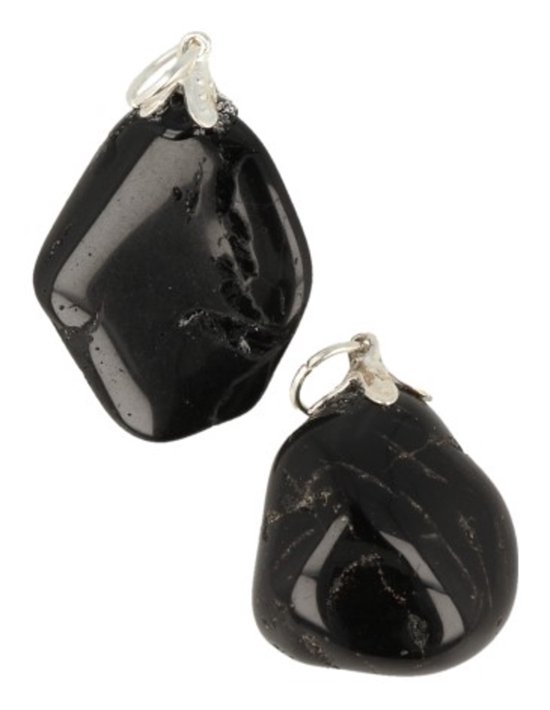 Edelsteenhanger Toermalijn Zwart - 1St