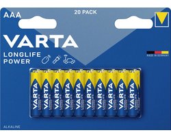 Varta Longlife Power AAA 20 stuks