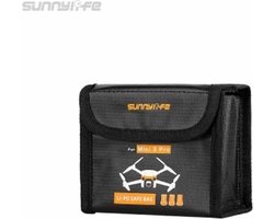 LiPo Safe Bag voor DJI Mini 5 Pro / Mini 4 Pro / Mini 3 Pro / Mini 3 – 3 Accu’s