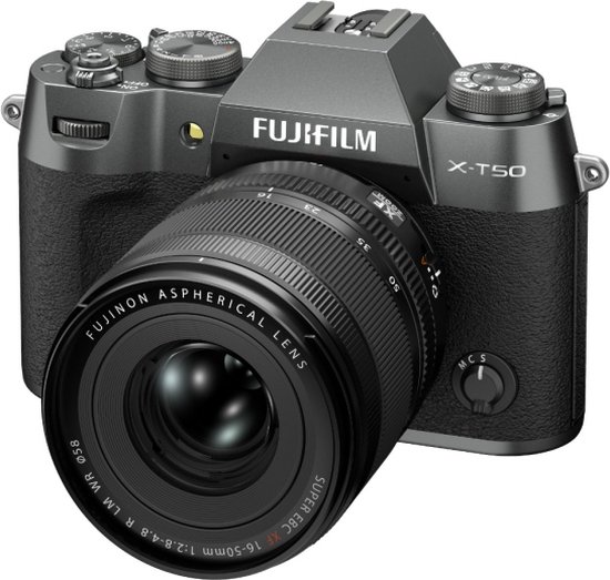 Fujifilm X-T50 Antraciet + XF 16-50mm f/2.8-4.8 R LM WR