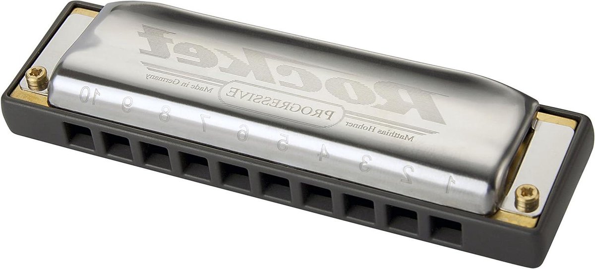 Ergonomische mondharmonica - comfortabel spelen