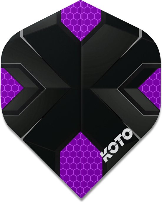 KOTO ZIZ-X NO2 Purple - Dart Flights van KOTO — afbeelding 2