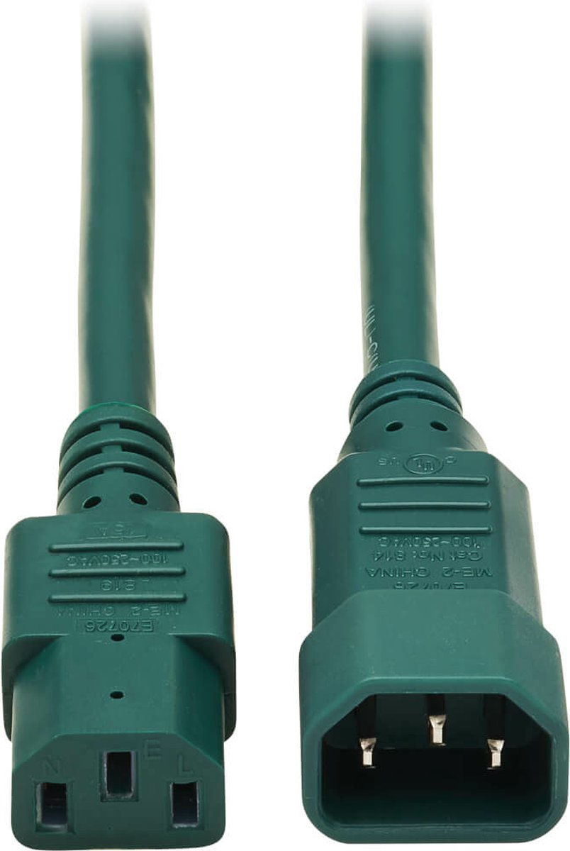 Tripp Lite P005-003-AGN electriciteitssnoer Groen 0,9 m C14 stekker C13 stekker