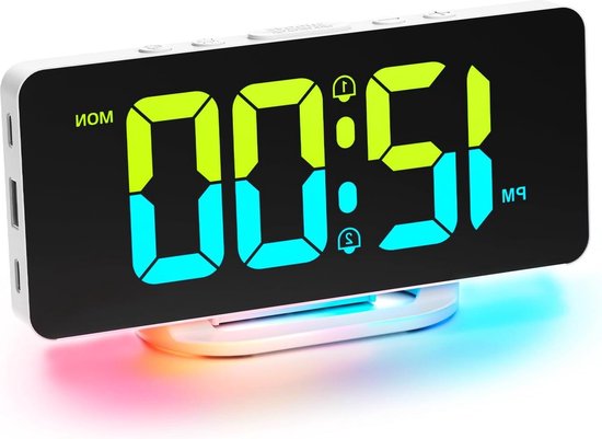 Grote digitale wekker voor slechtzienden - grote elektrische klok voor slaapkamer, Jumbo Grote digitale wekker voor slechtzienden - grote elektrische klok voor slaapkamer, Jumbo
