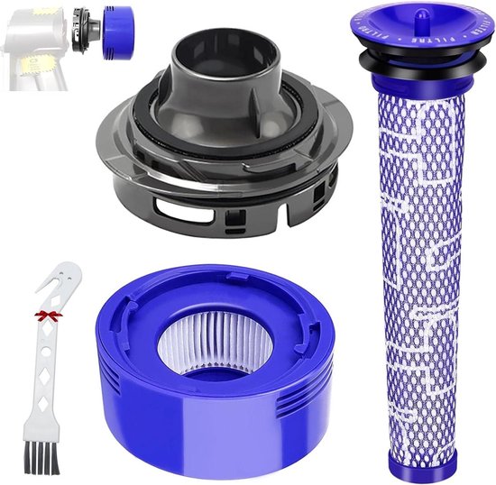 Palumma Motor Achter Cover Replacemnet voor Dyson V7 V8 Stofzuiger, Motor Achter Cover Achter HEPA Filter Reparatie Vacuüm Onderdelen