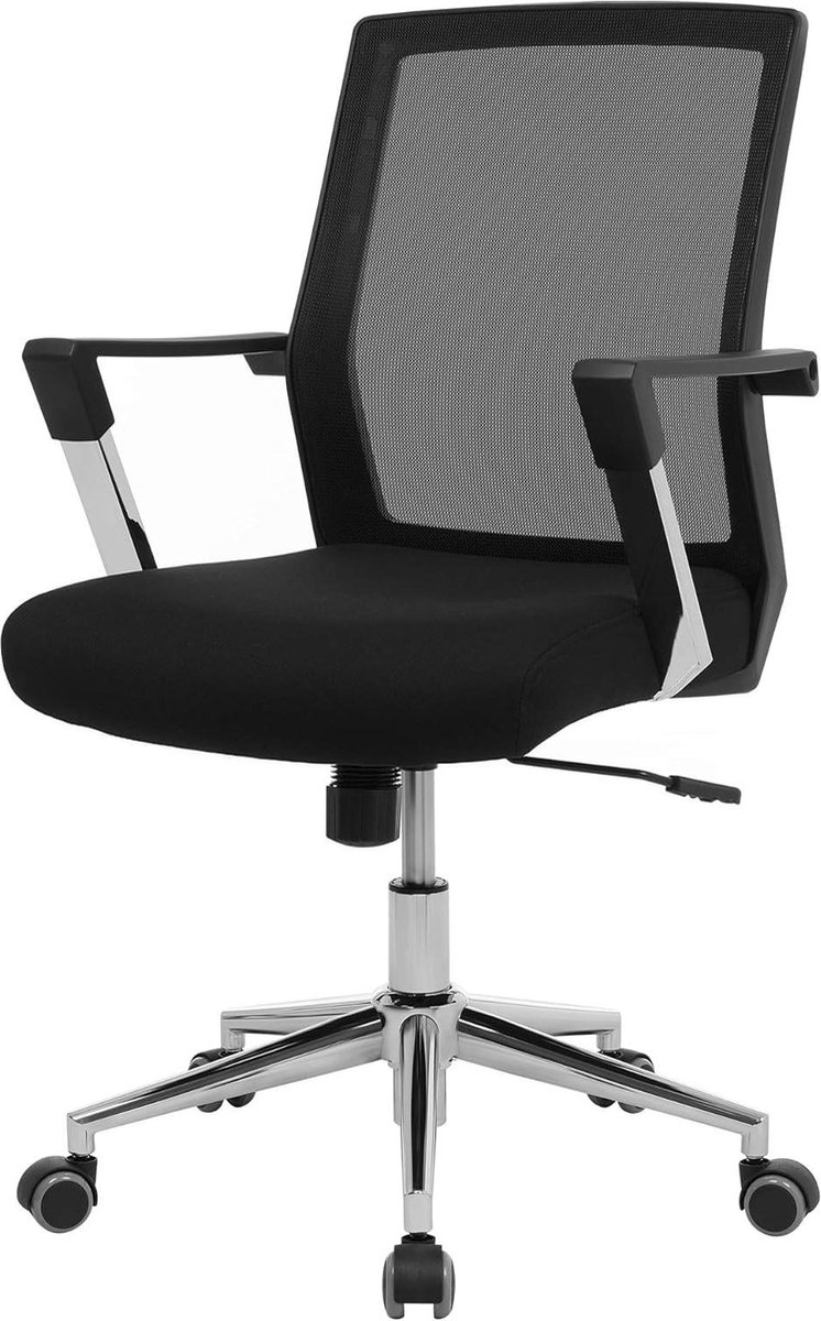 Mesh-Beklede Zwarte Bureaustoel met Verstelbare Armleuningen Gaming chair 20