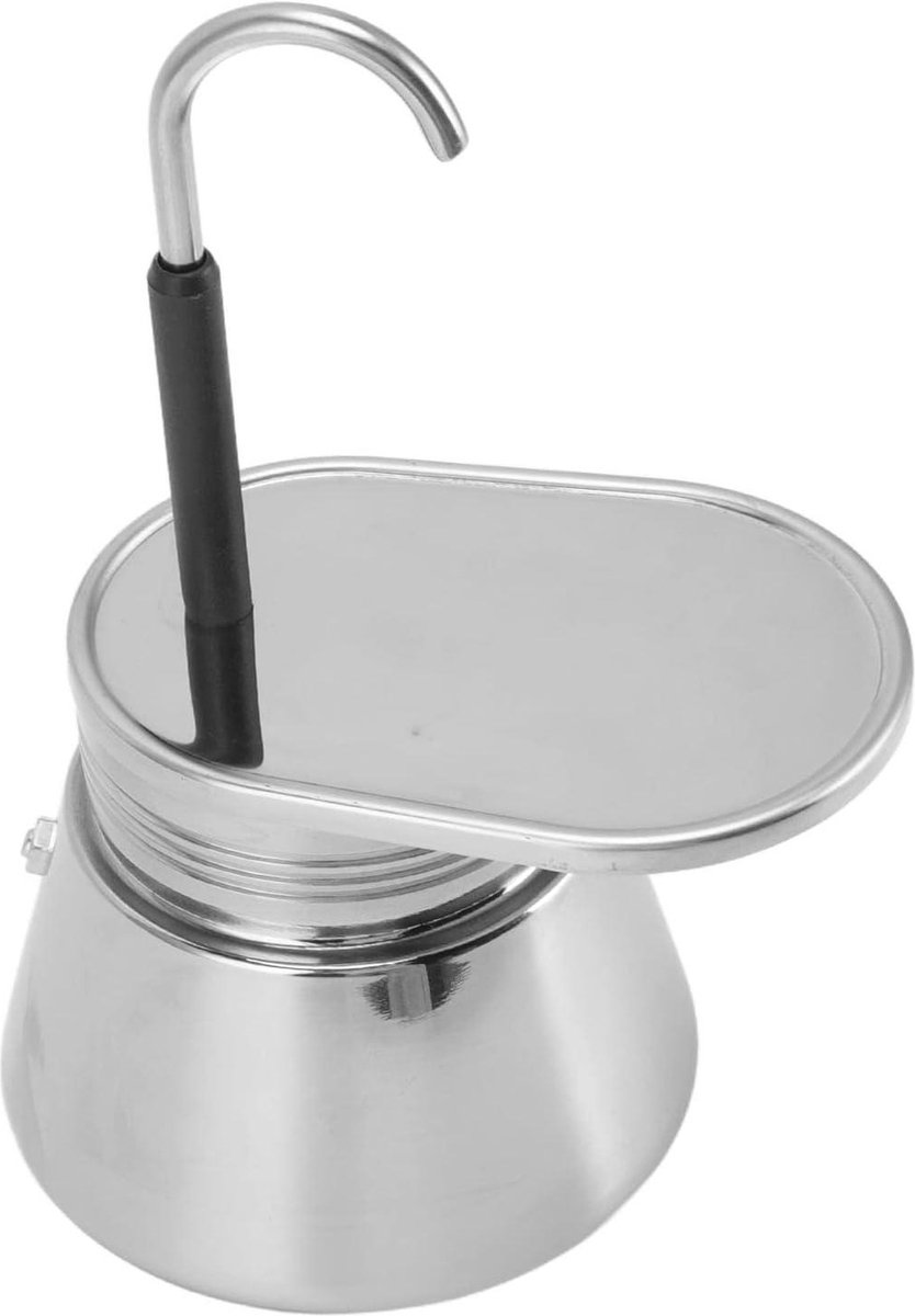 Roestvrijstalen Moka-pot 8,3 inch - Grote capaciteit - Draagbaar Espresso-apparaat