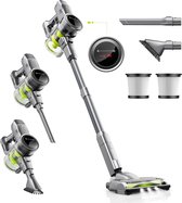 Bol.com 26Kpa Draadloze Steelstofzuiger met 250W Motor - 40Min Batterij - LED Display - 6 in 1 - Lichtgewicht - Huisdierhaar Tap... aanbieding