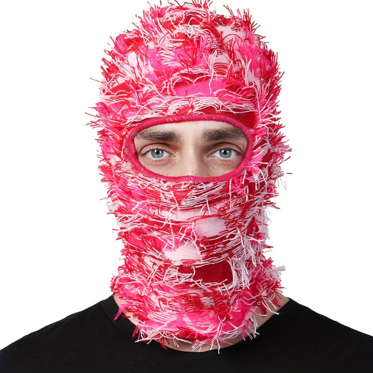 Nivard Ski Masker Bivakmuts Winter Masker Balaclava Ski Mask Full Face Mask Roze