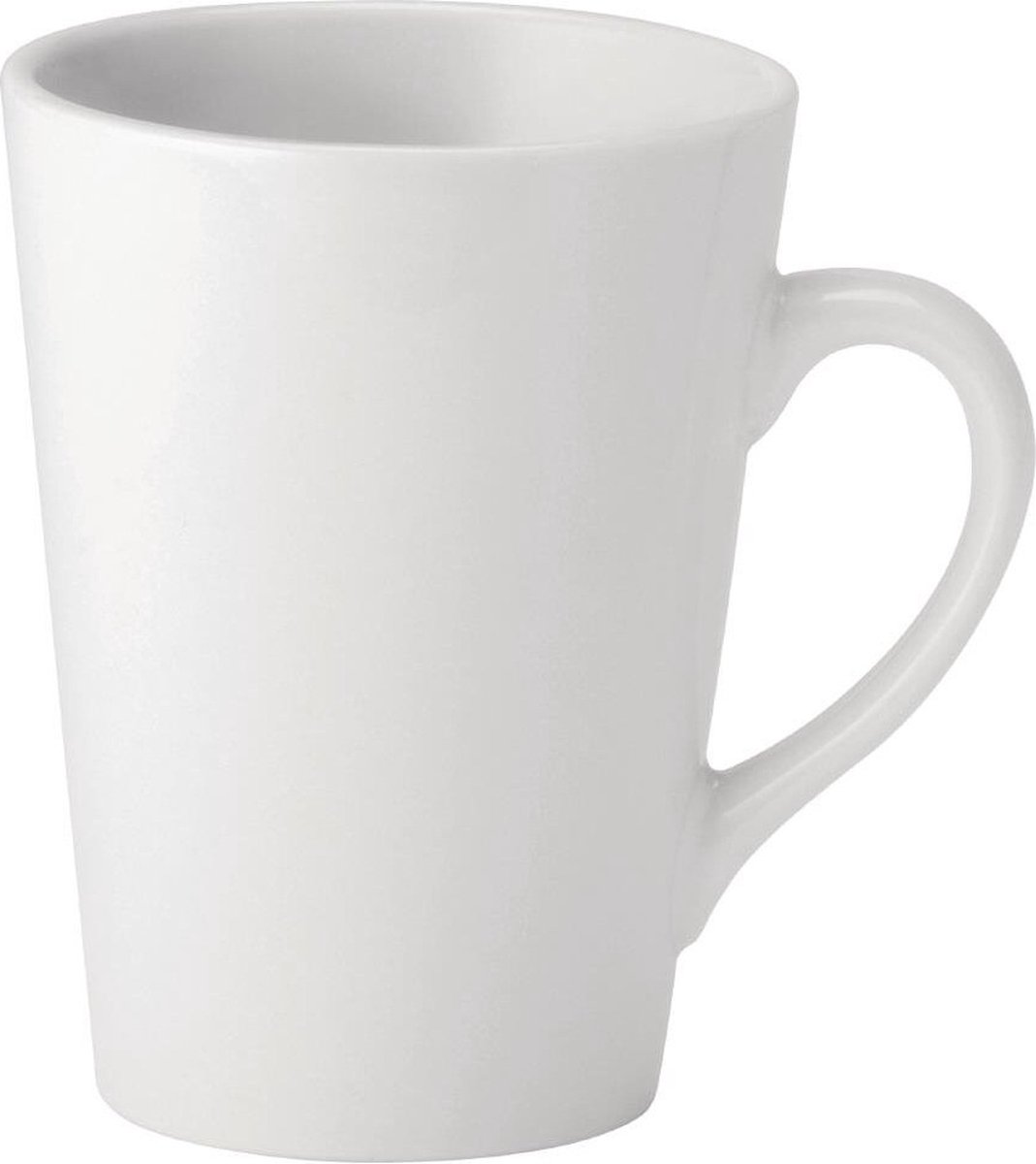 Utopia Puur Witte Latte-Mokken 340 Ml (24 Stuks) - DY337 - Restaurant - Hotel - Professioneel
