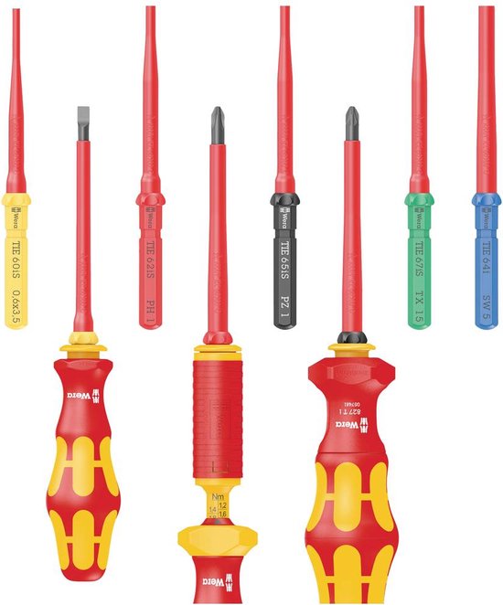 Wera Kraftform Kompakt VDE 60 IS 0,6x3,5x157 Mm TIE SB - Tournevis Isolée Électrique