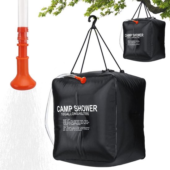 Coemo Campingdouche 25 Liter – Hangdouche Op Zonne-energie Voor Onderweg, Simpel En Effectief