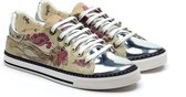 GOBY - Patroon - Schoenen - Sneakers - Hoge kwaliteit - Handmade - Meisjesprint - Maat 37