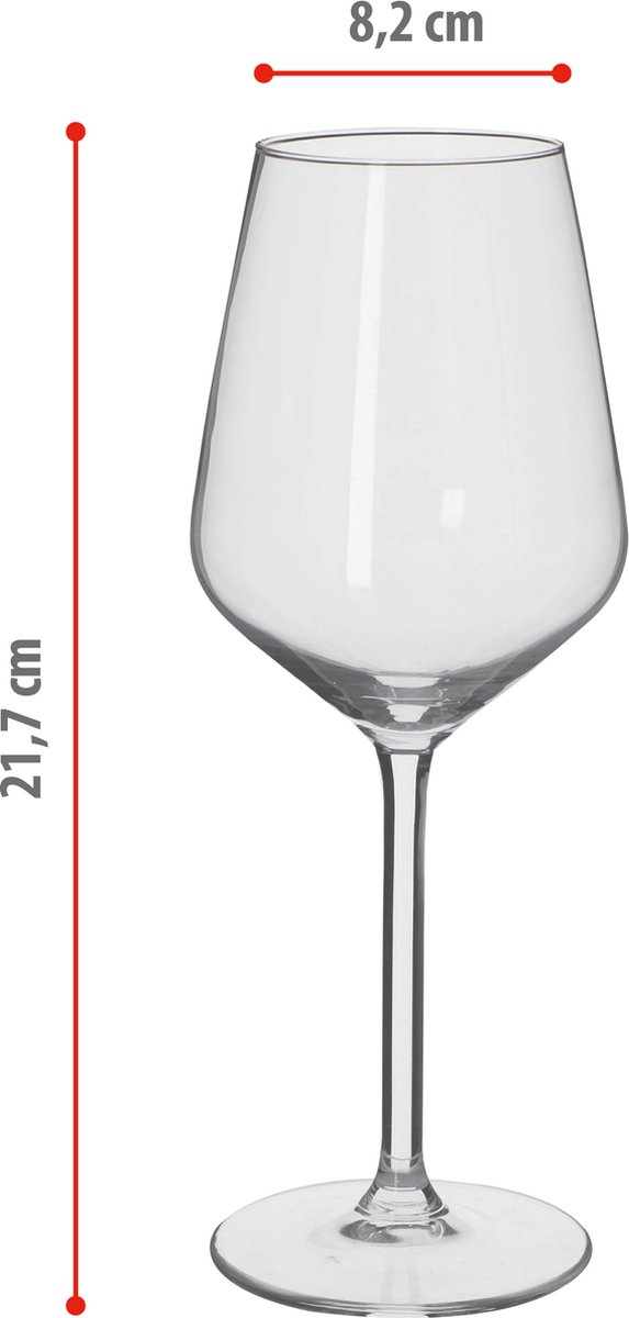 alpina Wijnglazen Witte Wijn - 6 Stuks Witte Wijnglazen - Wijnglas 37cl - Wijnglazen Set - Glazenset voor Diner - Wijn Glazen - Helder Glas — cadeau in Koken & Dineren - foto 7