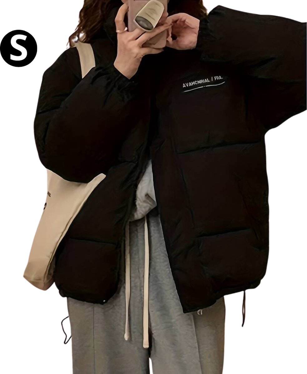 Nivard Winterjas Dames Parka Heren Winterjas Winter Volwassen Lange Jas Dames Mantel Dames Zwart