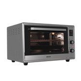 Bol.com Wiggo WMO-E657(X) - Vrijstaande Mini Oven - 65 liter - 2000 Watt - Digitale Timer - 5 jaar Garantie - Roestvrijstaal aanbieding