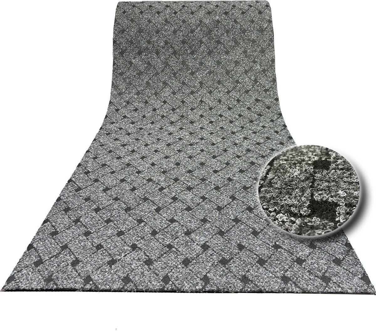 JYG Union - Naaldvilt Keukenloper - Antraciet - 50 cm - 50 x 650cm
