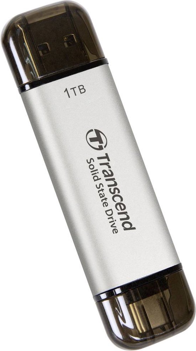 Transcend ESD310 SSD Extern - 1TB opslag - USB 3.2 Gen 2 - Type-C