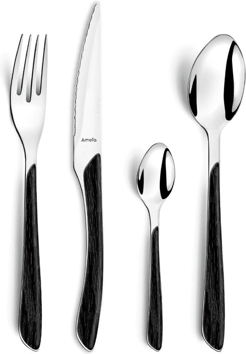 ECLAT NATURE BESTEKSET SET16 ZWART