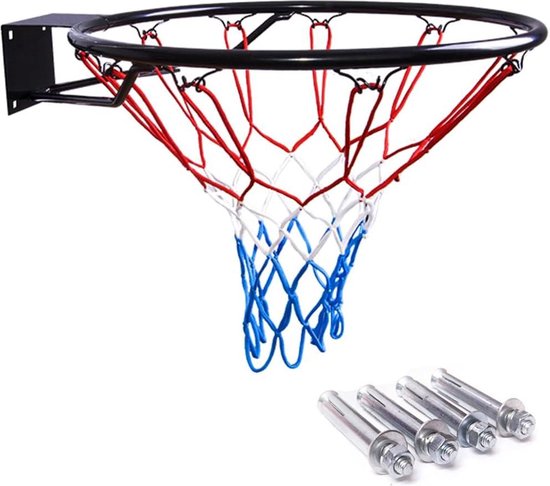 Basketbal ring met net - maat 45cm - Sport & outdoor