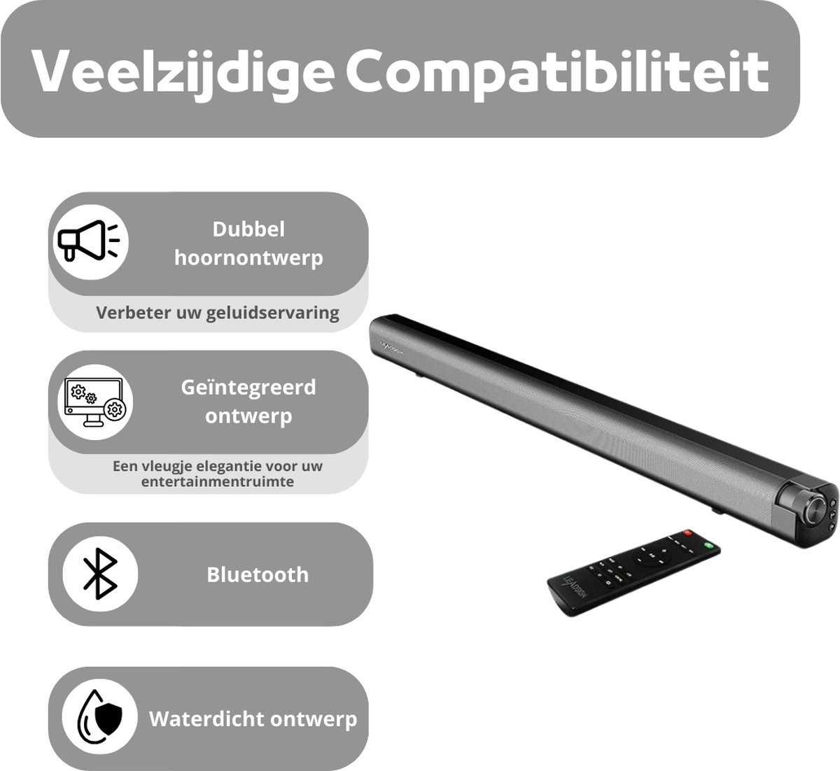 LifeStages Soundbar Met Subwoofer Revolutionair Geluid - afbeelding 3