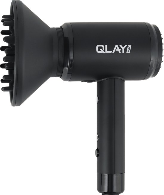 QLAYPRO fohn met diffuser 1800watt - Ionische Haardroger -
