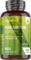 WeightWorld Groene Koffie capsules - 90 green coffee capsules ter ondersteuning van je fitnessdoelen - Natuurlijke ingrediënten