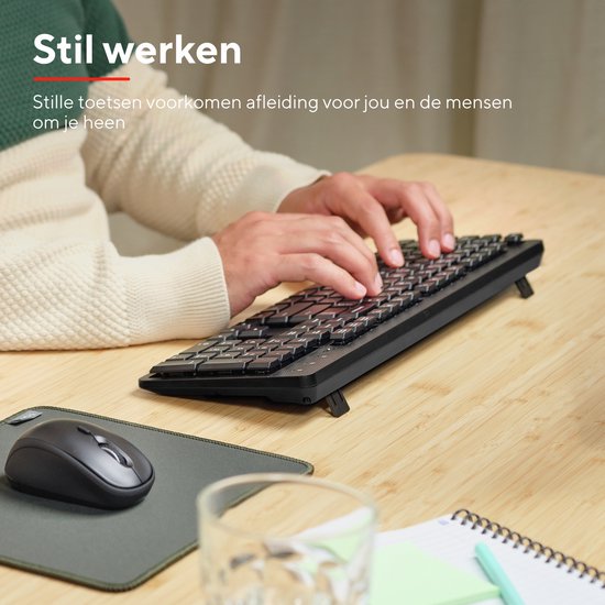 Trust Ody V2 - Draadloos toetsenbord - Stil - Multimedia Toetsen - Qwerty US