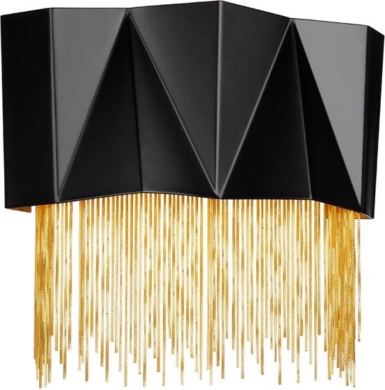 Hinkley/ Fredrick Ramond LED Wandlamp Zuma | 3W 3000K 300Lm 830 | Dimbaar | Satin Black/ Gold