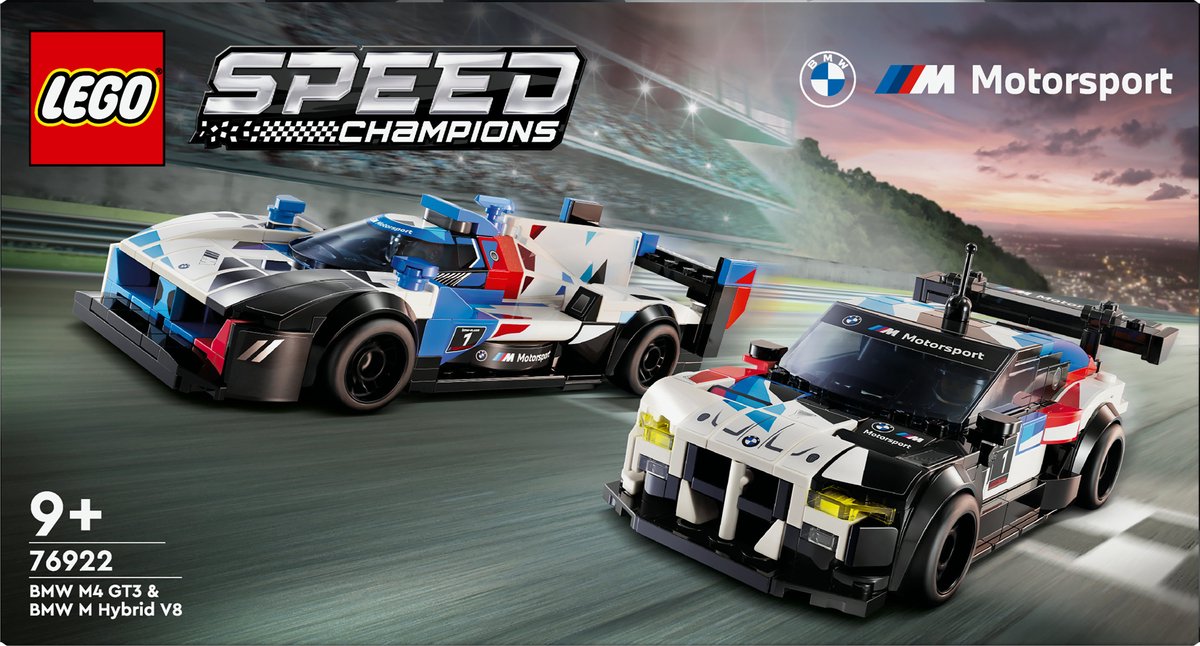 LEGO Speed Champions BMW M4 GT3 & BMW M Hybrid V8 racewagens - 76922 — afbeelding 18