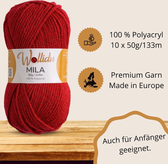 Breigaren van 100% merinowol, krimpvrij, voor haken en breien Breigaren van 100% merinowol, krimpvrij, voor haken en breien