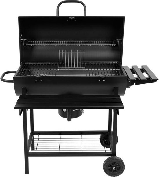 Luxe Houtskoolbarbecue met Deksel & 3 Werkbladen - XXL Grilloppervlak - Verrijdbaar - 108 x 68 x 94 cm van Luxe — afbeelding 5