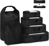 Bol.com Packing Cubes Compression Waterdichte Reis Koffer Organizer Set - 6 Delige Set - Multifunctioneel - Lichtgewicht - Kledi... aanbieding