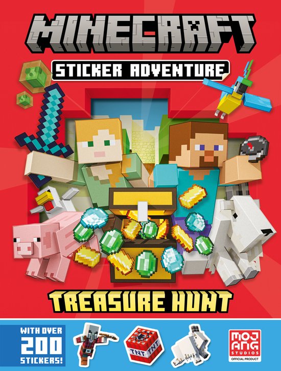 Minecraft Sticker Adventure: Treasure Hunt - cover