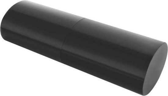 Set de 12 Pinceaux de maquillage professionnels - Set de pinceaux avec étui de rangement - Zwart