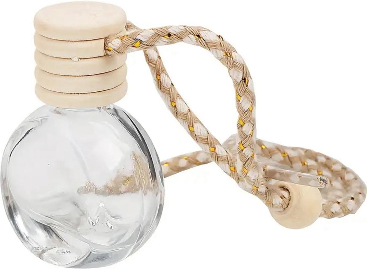 Goedkoopste Autoparfum – 8 ml - glas – rond – navulbaar - geinspireerd op Earth 46 JANZEN - cadeau voor dames – cadeau voor heren – verjaardagscadeau – moederdag – vaderdag – Valentijnsdag – autogeur – auto parfum – autogeurtje