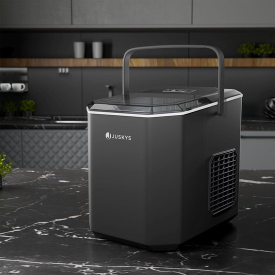 Juskys IJsblokjesmachine IceOracle - Zwart - Incl. Toebehoren van Merkloos — afbeelding 2