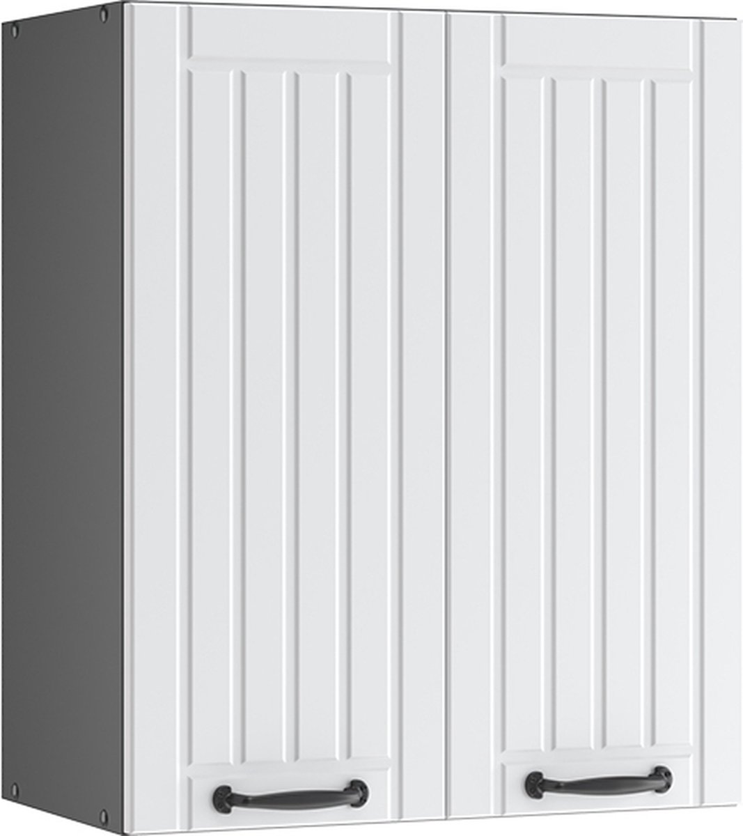 Vicco Fame-Line Hangkast – 60 cm Wit Landhuis Wit landelijk/Antraciet