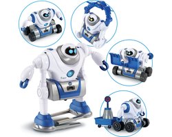 VTech V-Bot Mijn 5 in 1 Robot - Robot Speelgoed - Stimuleert Creativiteit - Inclusief 17 onderdelen - Speelgoed vanaf 5 Jaar